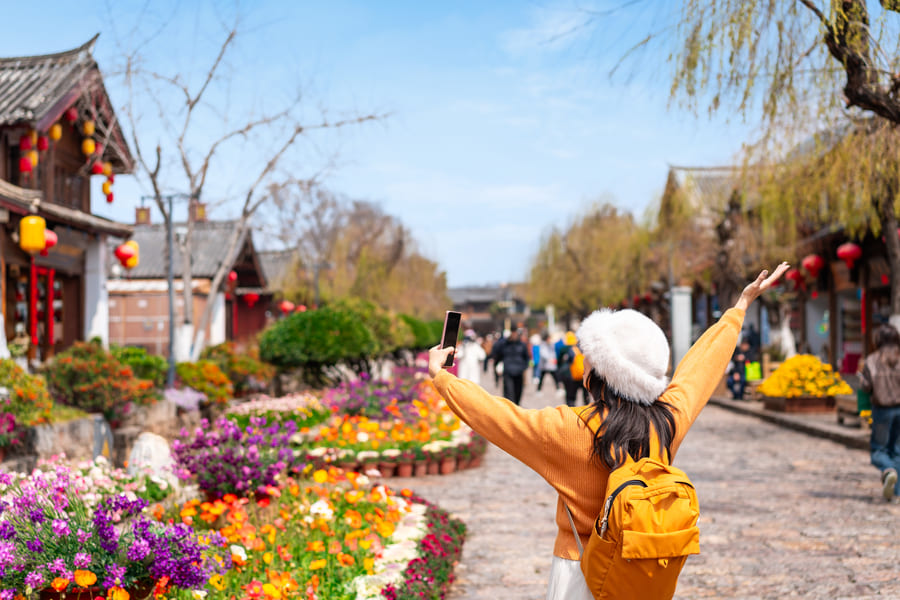 turismo chica en china